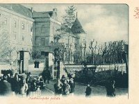 Kaptol, nadbiskupska palača oko 1900.-1905. godine